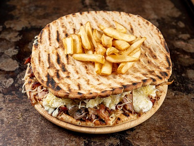 Σκεπαστή special με γύρο χοιρινό large